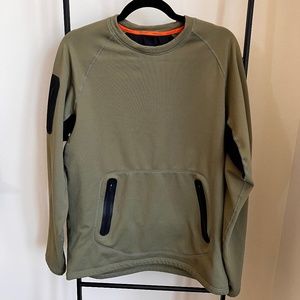 BAUER KHAKI THERMAL SWEATSHIRT Medium